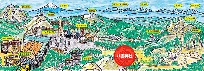 八雲神社マップ